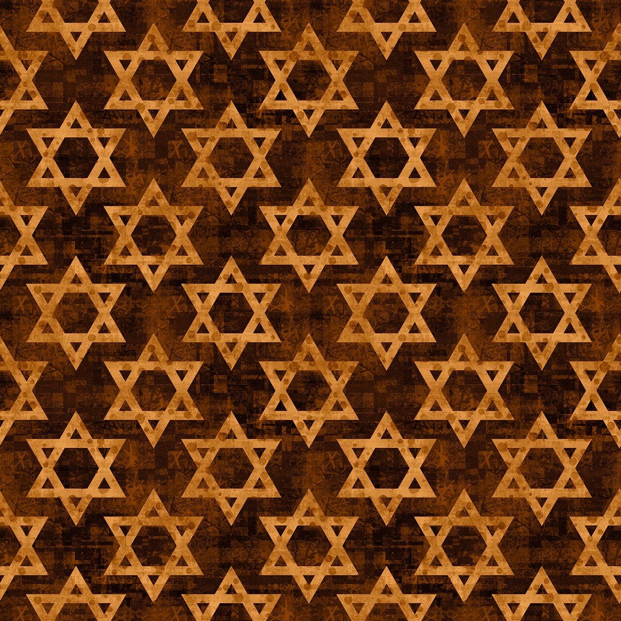 Mønster med jødestjerner